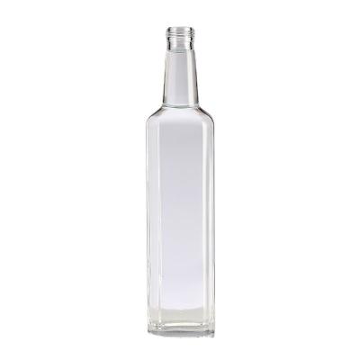 China Glasflasche 500 ml mit klarem Kragenmaterial und individuellem Logo zu verkaufen