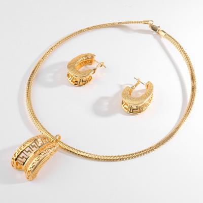 China Good Quality OEM Delicate Shaped Bridal Jewelry Sets, Luxury Jewelry Sets18k Gold Plated, Fashion Jewelry Sets Made in China Wholesale for sale