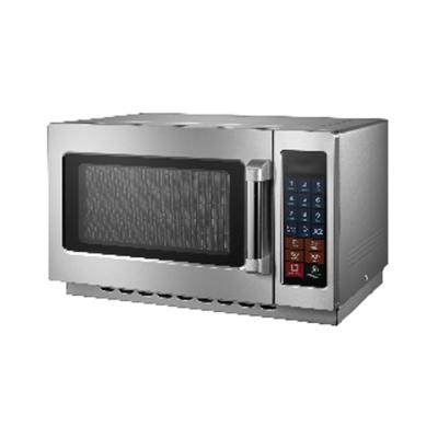 China Commercial grade 1000 watt hotel stainless steel microwave with stainless steel cabinet and oven cavity. for sale