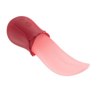 China 10 teasting modes (7 frequency vibration with 3 speeds) SHiDunsi  Amazon Hot Selling Masturbator Rose Licking Sucking Vibrator Clit Sucker Clitoral Stimulator Tongue Vibrator for sale