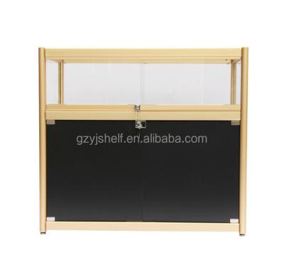 China Corrosion-protection wholesale customized jewelry kiosk/glass jewelry display showcase for sale