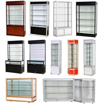 China Simple And Modern Pharmacy Glass Display Counter / Glass Display Cases For Collectibles for sale