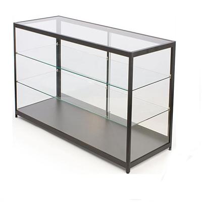 China All kinds of store shopping corner display cabinet fixtures / retail store show racks / store display glass counter for sale