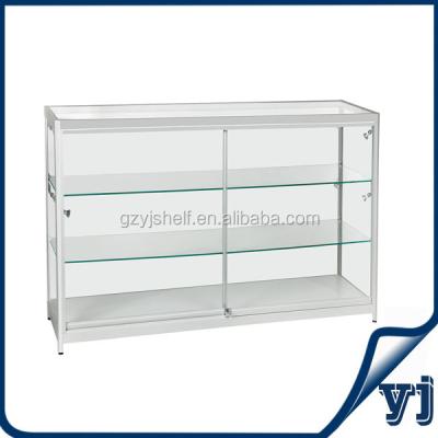 China All Kinds of Stores Glass Perfume Display Stand / Glass Display Case / Aluminum Frame Wall Mount Glass Display Cabinets for sale