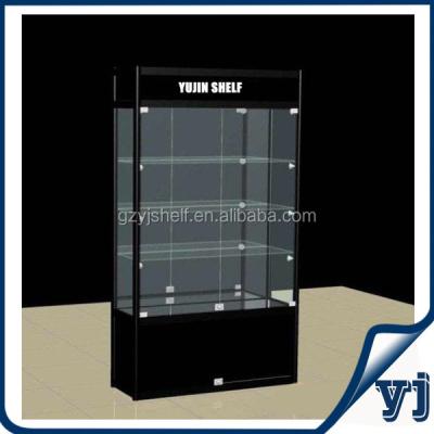 China All Kinds Of Store Frame Glass Aluminum Display With Attractive Design / Wooden And Glass Showcases For Store Decoration for sale