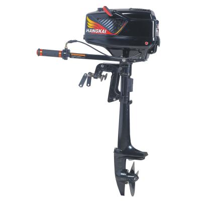 China Cheap Leisure Boat Small 3.6HP 2 Stroke HANGKAI Outboard Engine For Boat Sale for sale