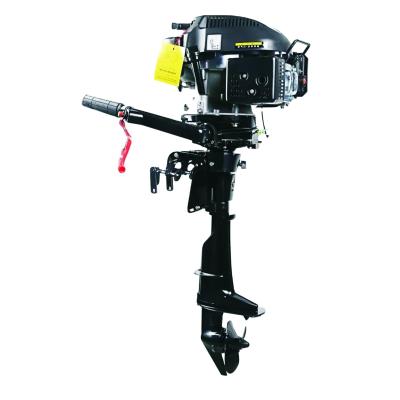 China Leisure Boat HANGKAI 6hp 4 Stroke New Air Cooled Outboard Motor For Inflatable Boat for sale