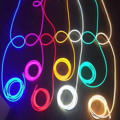 China Garden 12V 6*12mm Waterproof Flexible 7*15mm Led Neon Strip Light for sale