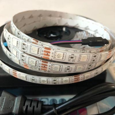 China HOTEL 5M LED Strip Light Waterproof Flexible 5050 SMD 54led 12V DC LED Strip For Home Decoration for sale