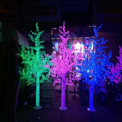 China Commercial Outdoor Use Home Party Garden Decor 220v Waterproof Decorative Street Led Light Led Pattern Cherri Blossom Tree Light for sale