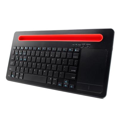 China ERGONOMIC bluetooth keyboard with touchpad for ipad iphone mobile phone for sale