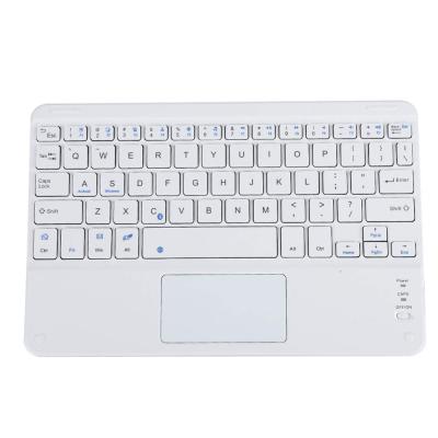 China Ultra-thin 4mm Wireless Bluetooth Wireless Keyboard with Built-in Multi-touch Touchpad for iPad iPhone Samsung Galaxy for sale