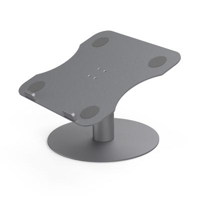 China Ergonomic Aluminum Laptop Stand (Height) Monitor 360 Adjustable Rotating Notebook for sale