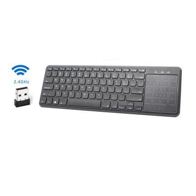 China Popular Wireless Bluetooth Touchpad High End Wireless Keyboard For TV Bluetooth Touch Smart Wireless Keyboard for sale