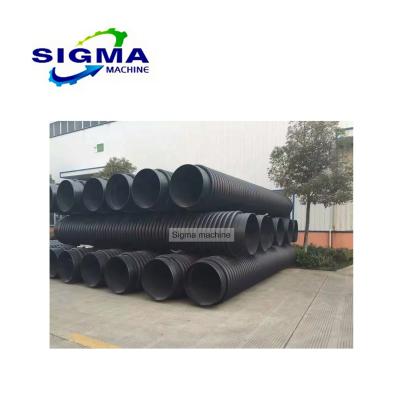 China PIPE corrugated pe pipe extrusion machine with price for sale