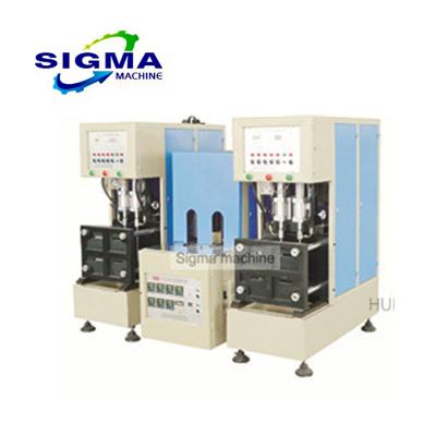 China Bottle Semi Automatic 2 Cavity Pet Blowing Machine for sale