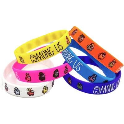 China Eco-Friendly Hot Sales Wristbands Fashion Space Werewolf Slaughter Silicone Wristband Game Wristband for sale