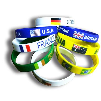 China Customized Durable Custom Elastic Basketball Event Wristband for sale