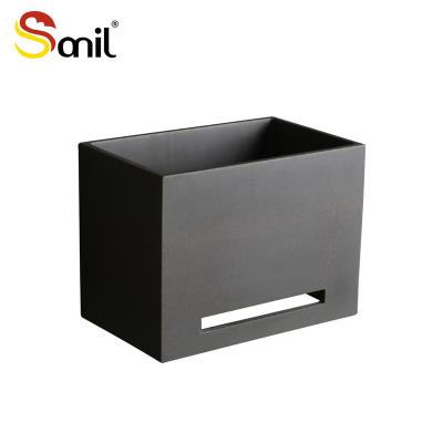 China Smooth Alordic style grey cabinet sink vanity colorful modern bathroom basin Cement basin for sale