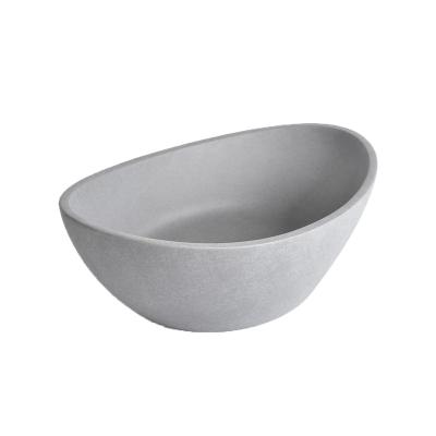 China Soft Colorful Ceramic Sanitary Sink Vanity Modern Bathroom Basin for sale