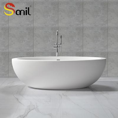 China Modern Artificial Stone Bathtub Household Engineering Hotel Leisure Bathtub Princess Freestanding Built-in Artificial Stone Batht for sale