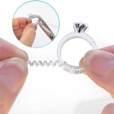 China Durable jewelry measuring tool using variousspiral invisible ring size adjuster for sale