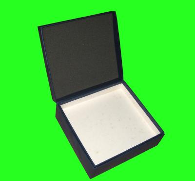 China Cosmetic Paper Box / Cosmetic Box Packaging With White Color Sponge Inlay for sale