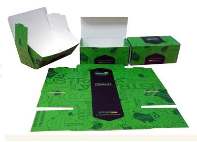 China Paper Folding Box , Custom Printed Cardboard Box Packaging With Color Printing for sale