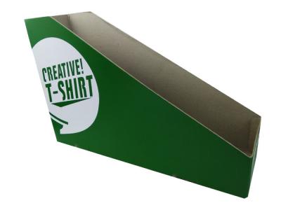 Китай Custom Green Color Printed Recycled  Corrugated Cardboard Paper Material T-Shirt Display Box Wholesale Printing Service продается