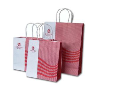 China Matte Art Paper Bag, Custom Printing Paper Bags , Paper Bag With Paper Handle for sale