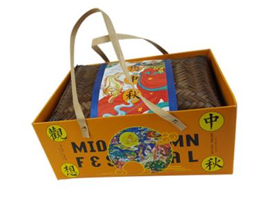 中国 Customized Gift Box Packaging CMYK Colors Printing Basket Shape Box Cardboard Material Food Packaging 販売のため