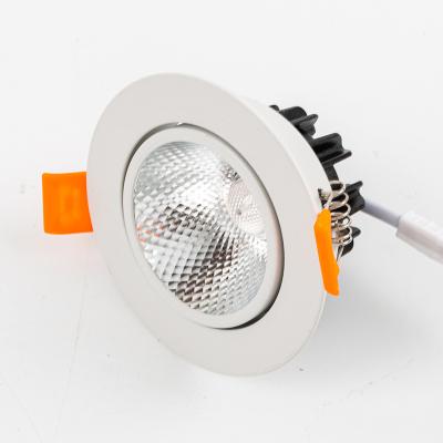 China Indoor Projector Recessed Ceiling Downlight Minimalist High Quality Led Round COB Spotlight for sale