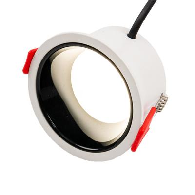 China Minimalist Recessed Ceiling Spotlights Hotel LED Spotlights Narrow Bezel Anti-glare Downlight for sale