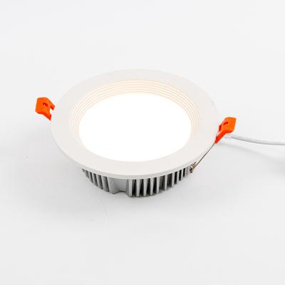 China Modern Indoor Ceiling 10w Custom Lighting Anti Glare Recessed Downlight Led Downlight for sale