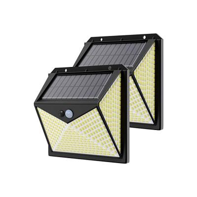 China Garden Coold White Garden Lights Solar Powered 350LED Motion Sensor Outdoor Solar Led Wall Mounted Light Waterproof Light for sale