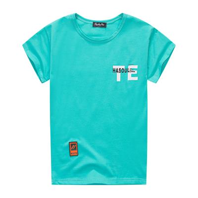 China 2021 New Design Summer Kids T-shirt Cotton Children's T-shirt Boys Breathable T-shirt for sale