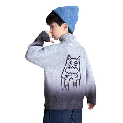 China Good Quality Cute Animal Pattern Coat Winter Kids Fashion Anti-Shrink Boys Long Sleeve Knit Sweater for sale