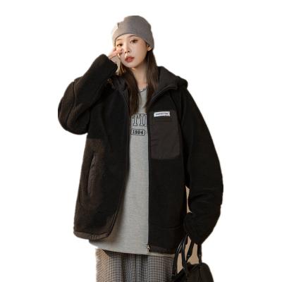 China 2021 Hot Selling Anti-wrinkle China Supplier Winter Women Long Warmly Woolen Fur Outwear Coat For Women for sale