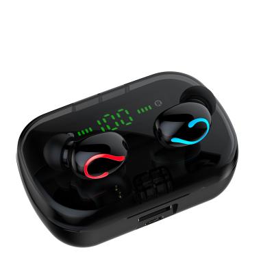 China About Portable 10m In Ear Sport Earphone Q61 BT5.0 Hot Selling Wireless Noise Reduction Earphone With Charging Case 1500mah for sale