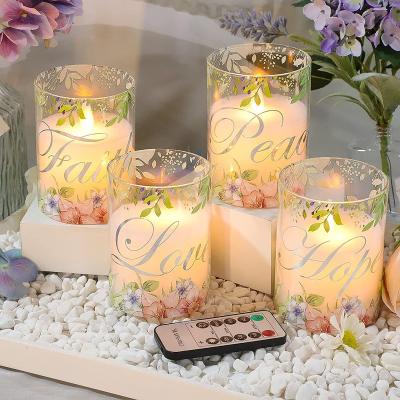 China Orstar Birthdays Flameless Flickering LED Spring Candles With Outdoor, Battery Operated Real Wax Easter Candles For Home Decor for sale