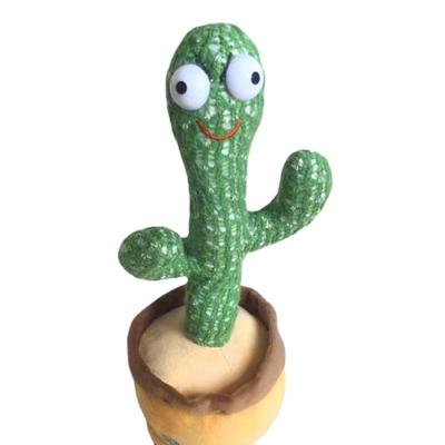 China New Popular Cactus Plush Dancing Toys Sing To Voice Interactive Cactus Toy Electronic Plush Doll Home Decoration Funny Plush Stuffed Toys for sale