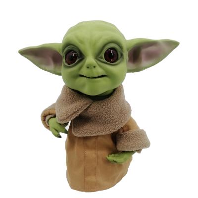 China Eco-Friendly Non-Toxic Kid Toy The Mandalorian Toy Star Character Wars Talking Electric Baby Yoda Sounds Toy For Kids for sale