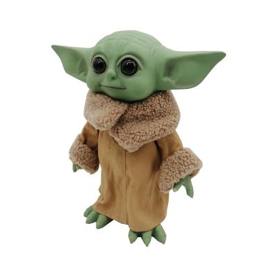 China Eco-Friendly Non-Toxic Famous Baby Anime Movie Star Yoda Dolls Soft Plush Figure Toys For Kids Master Yoda Actions Numbers Gifts for sale