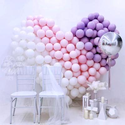 China Children's love birthday party event decoration wedding romantic macaroons 10 inch macaron latex balloon for sale