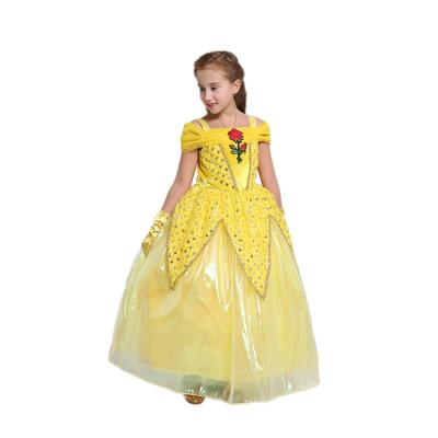 China Viable Factory Wholesale High Quality Princess Dress For Big Breathable Girls for sale