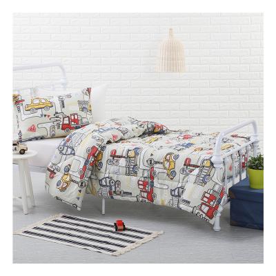 China Wuxi Textile Supplier Nondisposable Cartoon Pattern Printed Bedding Set Duvet Cover For Kids for sale