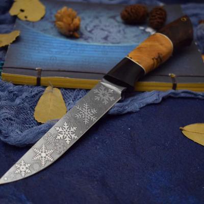 China Disposable Keel Wilderness Survival Small Outdoor Straight Knife One High Hardness Sharp Damascus Steel for sale