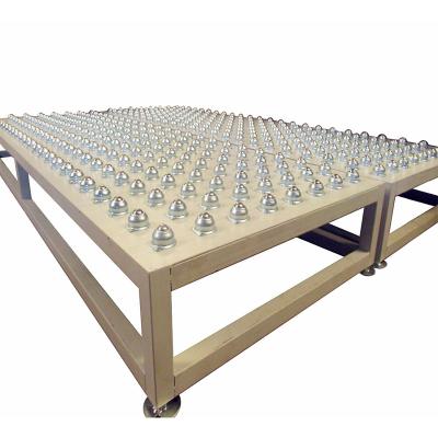 China Heat Resistant Industrial Universal Ball Transfer Unit Table For Roller Conveyor Line for sale