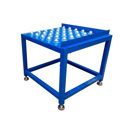 China Heat Resistant Universal Ball Plus Roller Conveyor Work Table, Easy Rotate Work Table for sale