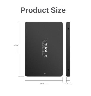 China Original Manufacture Brand New SSD Shuole Sata 3.5 Inch Drive 120GB 128GB Solid State Internal Hard Disk Drive SSD for Laptop PC for sale